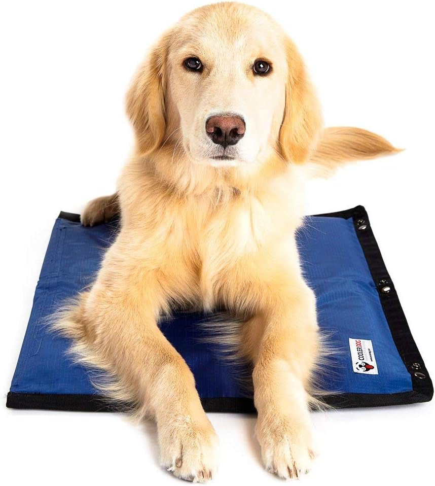 CoolerDog™ Luxe Hydro Cooling Mat – 2-Pack (23"x18") | Triple-Layer Ice Sheet, Modular Design, Chemical-Free, Premium Dog Cooling Pad for Heat Relief