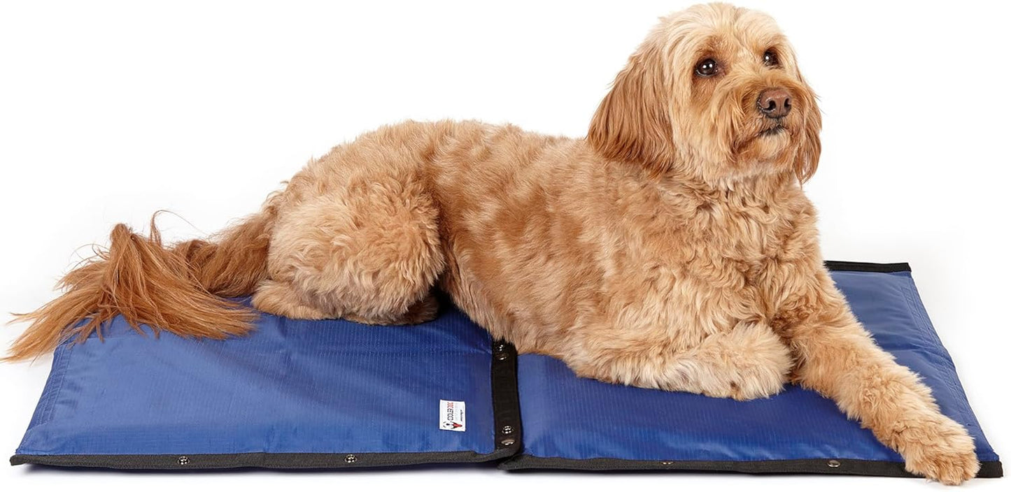 CoolerDog™ Luxe Hydro Cooling Mat – 2-Pack (23"x18") | Triple-Layer Ice Sheet, Modular Design, Chemical-Free, Premium Dog Cooling Pad for Heat Relief