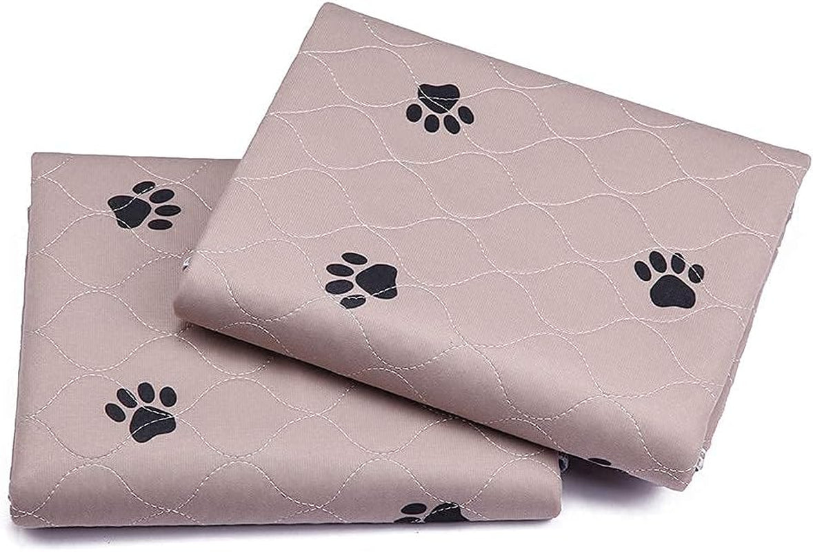 SincoPet LuxeGuard™ 48x48” Reusable Pee Pads (2-Pack) + Puppy Grooming Gloves – Ultra-Absorbent, Waterproof & Non-Slip Dog Training Mats