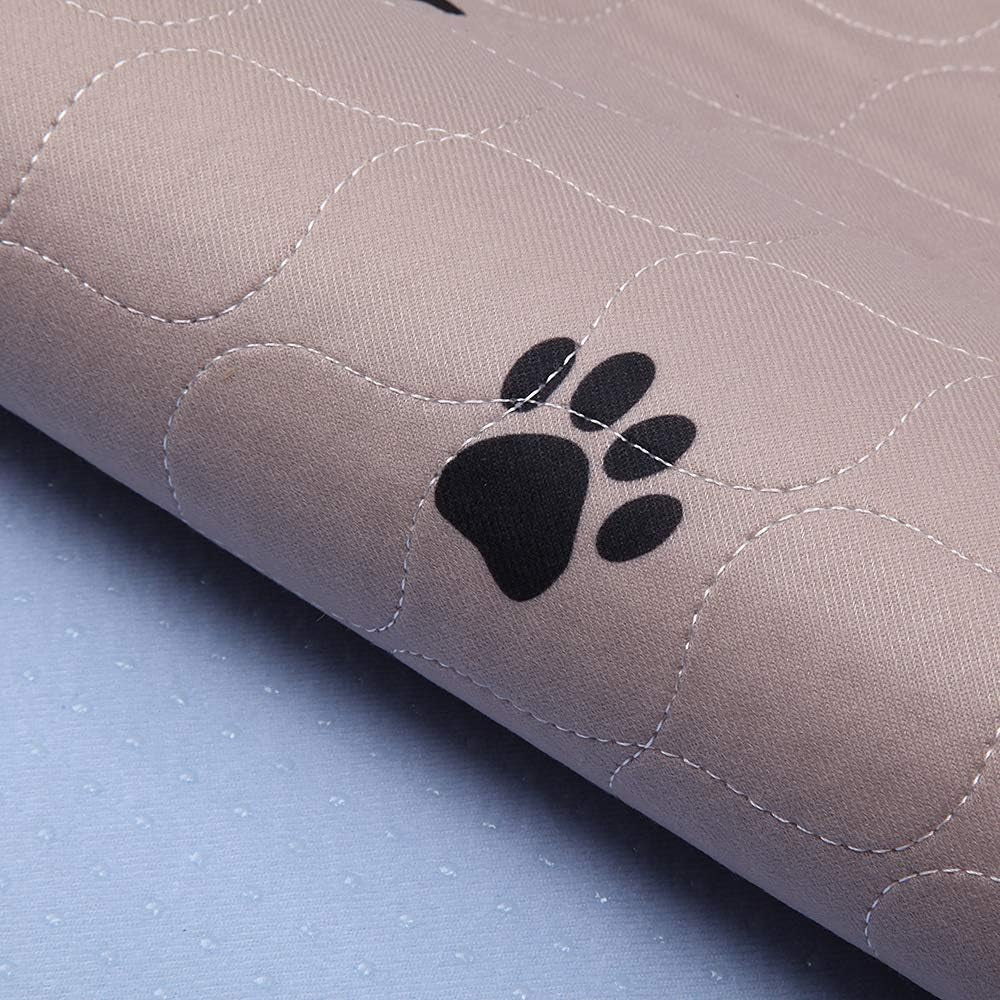 SincoPet LuxeGuard™ 48x48” Reusable Pee Pads (2-Pack) + Puppy Grooming Gloves – Ultra-Absorbent, Waterproof & Non-Slip Dog Training Mats