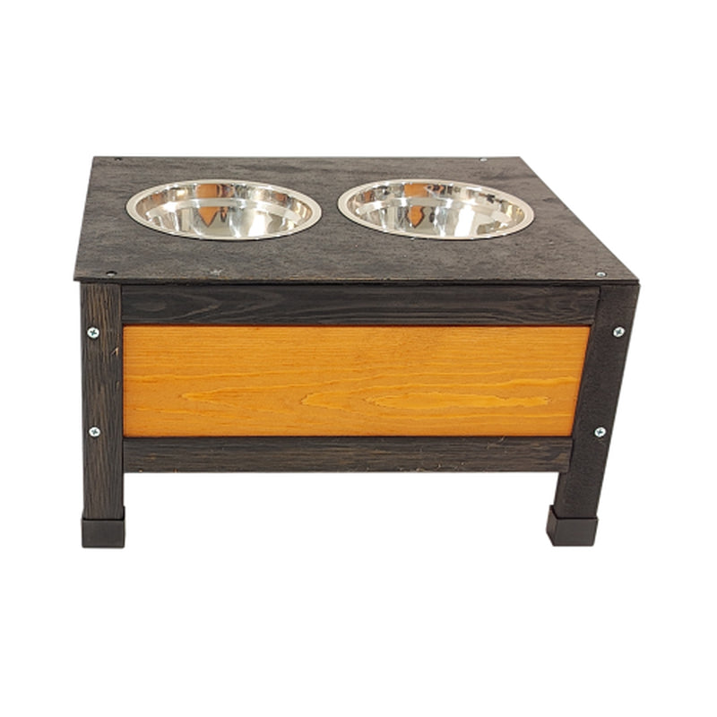 Luxury Outdoor Wooden Dog House with Feeding Station & Toy Storage – Durable, Weatherproof Haven for Multiple Dogs