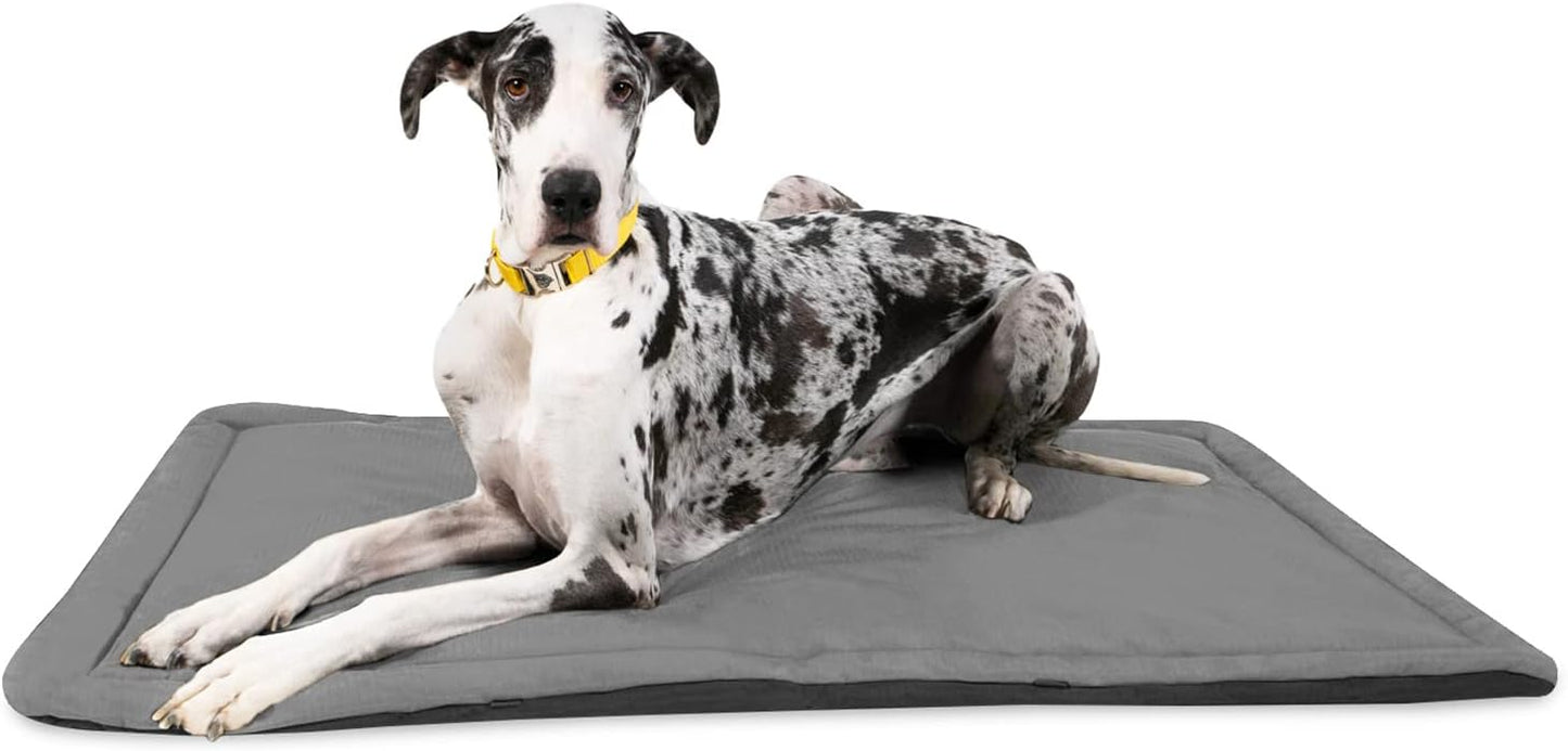 Tough Ripstop Dog Crate Pad : X-Small Blue Quartz, Ultra-Durable, Machine Washable, Non-Slip, Eco-Friendly Comfort for Wire Crates