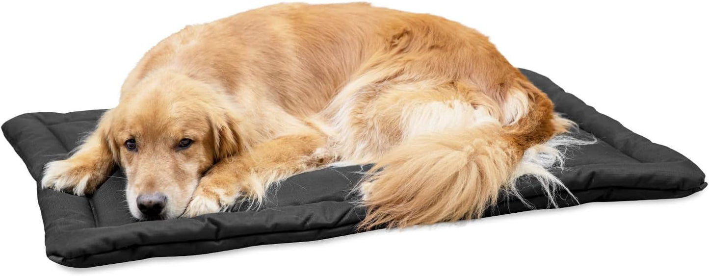 Tough Ripstop Dog Crate Pad : X-Small Blue Quartz, Ultra-Durable, Machine Washable, Non-Slip, Eco-Friendly Comfort for Wire Crates
