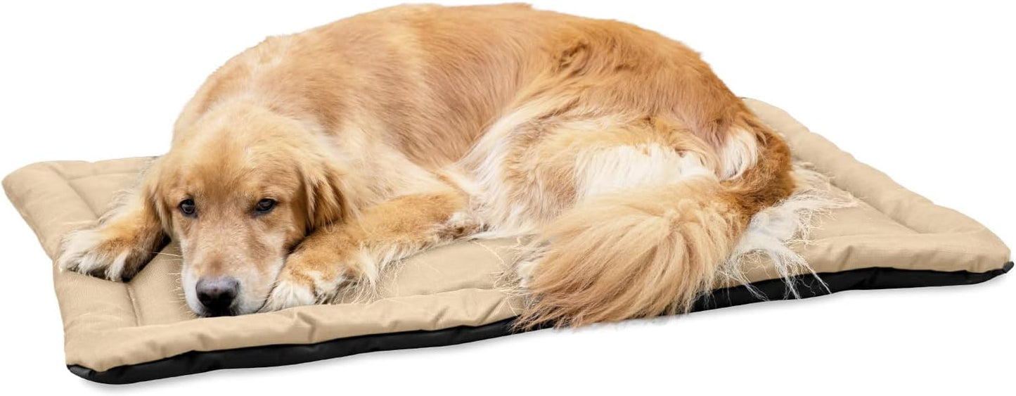 Tough Ripstop Dog Crate Pad : X-Small Blue Quartz, Ultra-Durable, Machine Washable, Non-Slip, Eco-Friendly Comfort for Wire Crates