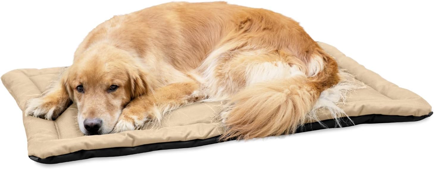 Tough Ripstop Dog Crate Pad : X-Small Blue Quartz, Ultra-Durable, Machine Washable, Non-Slip, Eco-Friendly Comfort for Wire Crates