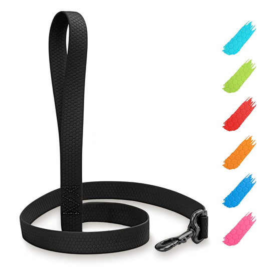 LuxeStride™ Waterproof Dog Leash – Anti-Slip, Odor-Free Collartex Leash for Small to Large Dogs – 4ft/6ft Heavy-Duty, Dirt-Resistant Walk Leash with Premium Aluminum Clasp