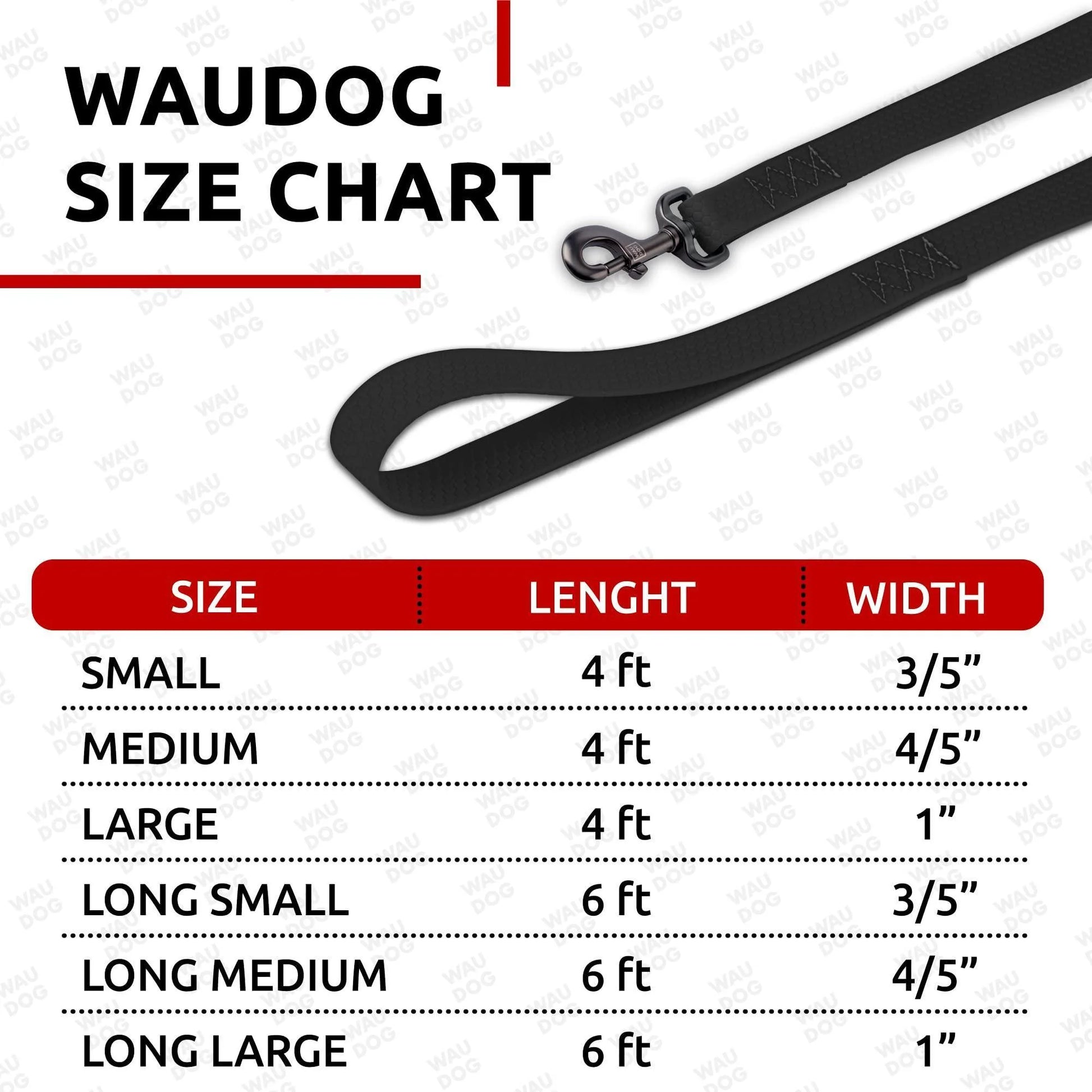 LuxeStride™ Waterproof Dog Leash – Anti-Slip, Odor-Free Collartex Leash for Small to Large Dogs – 4ft/6ft Heavy-Duty, Dirt-Resistant Walk Leash with Premium Aluminum Clasp